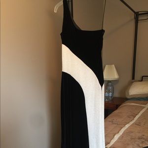 Black & White formal dress size 4.